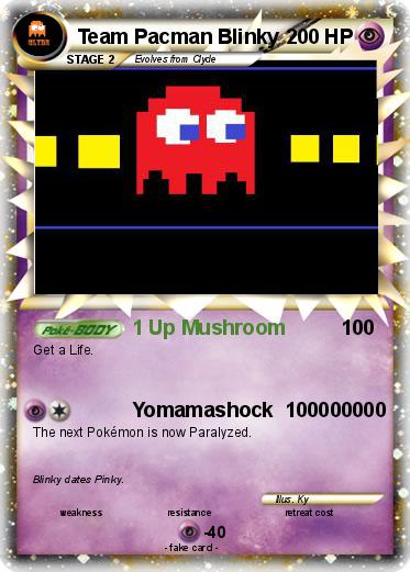 Pokemon Team Pacman Blinky