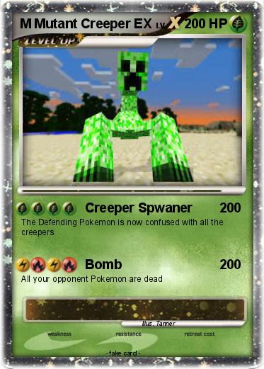 Pokemon M Mutant Creeper EX