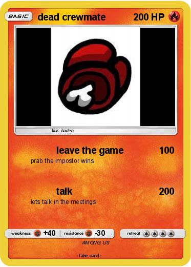 Pokemon dead crewmate