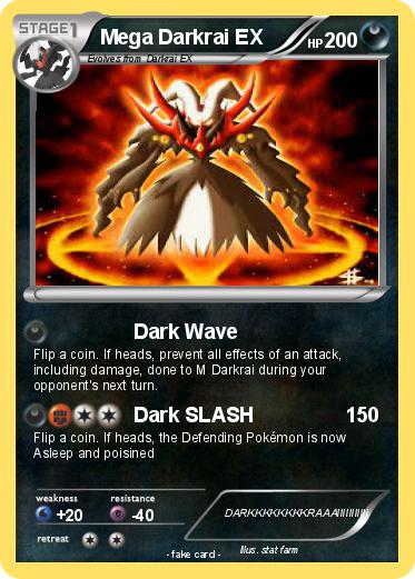 Pokemon Mega Darkrai EX