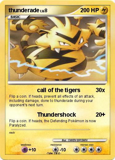 Pokemon thunderade