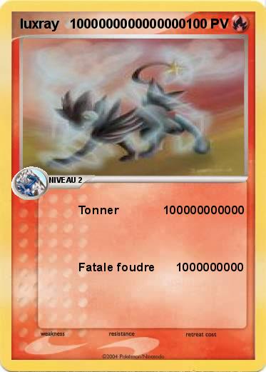 Pokemon luxray   1000000000000000