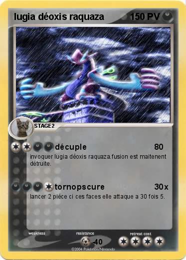 Pokemon lugia déoxis raquaza