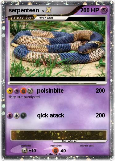 Pokemon serpenteen