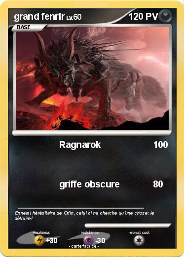 Pokemon grand fenrir