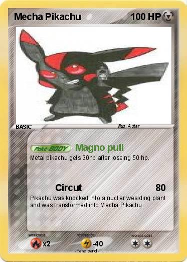 Pokemon Mecha Pikachu