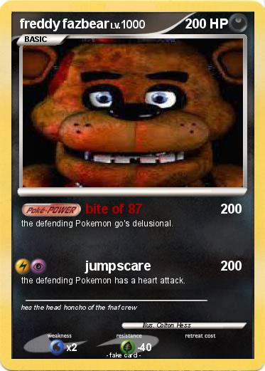 Pokemon freddy fazbear