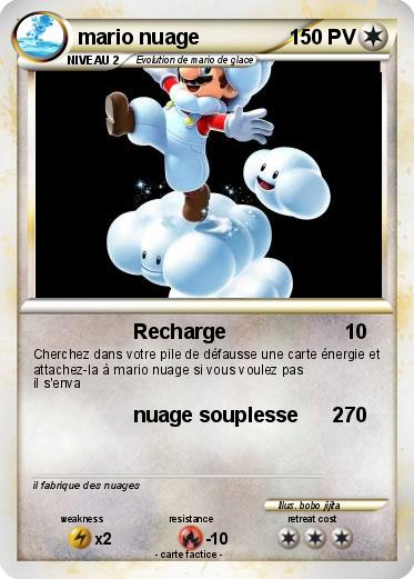 Pokemon mario nuage