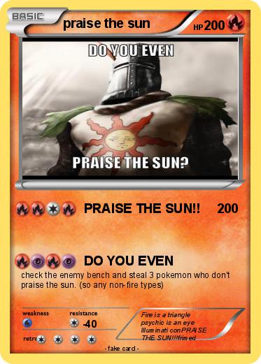 Pokemon praise the sun