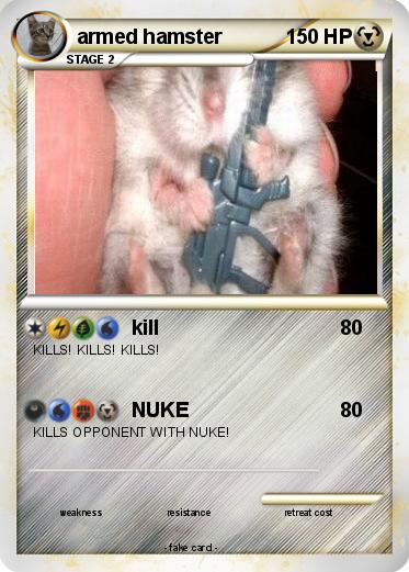 Pokemon armed hamster