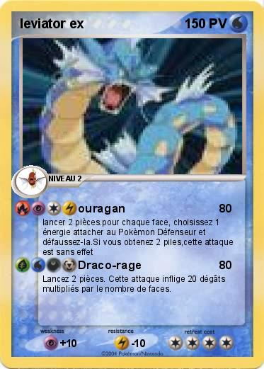 Pokemon leviator ex