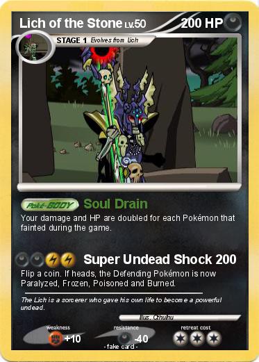 Pokemon Lich of the Stone