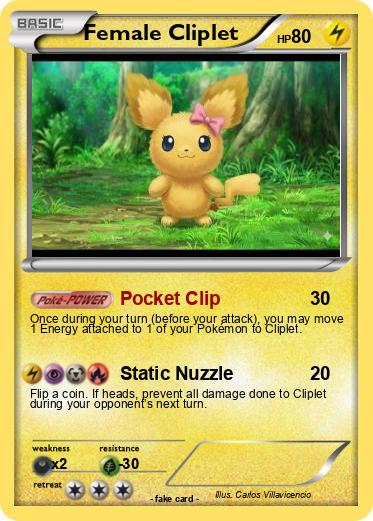 Pokemon Female Cliplet