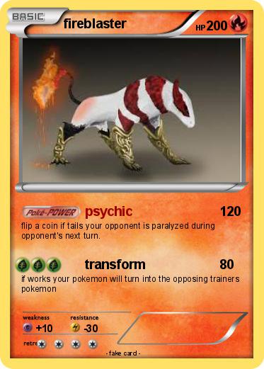Pokemon fireblaster