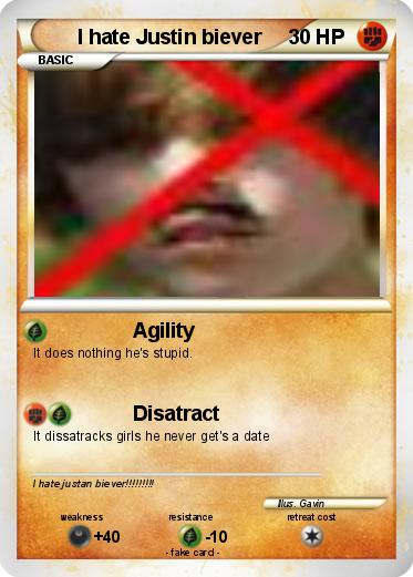 Pokemon I hate Justin biever