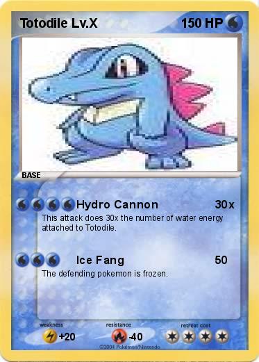 Pokemon Totodile Lv.X