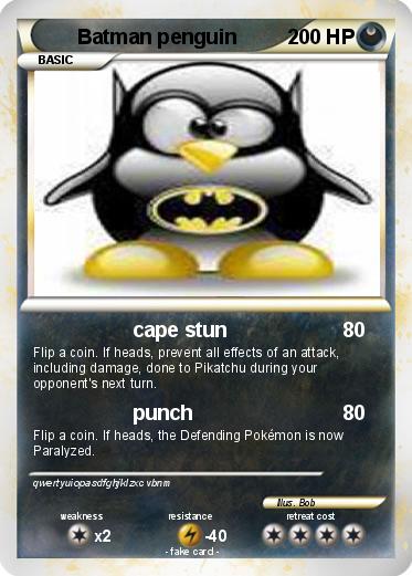 Pokemon Batman penguin
