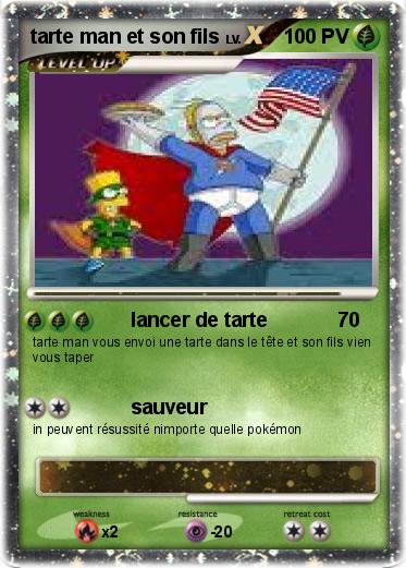 Pokemon tarte man et son fils