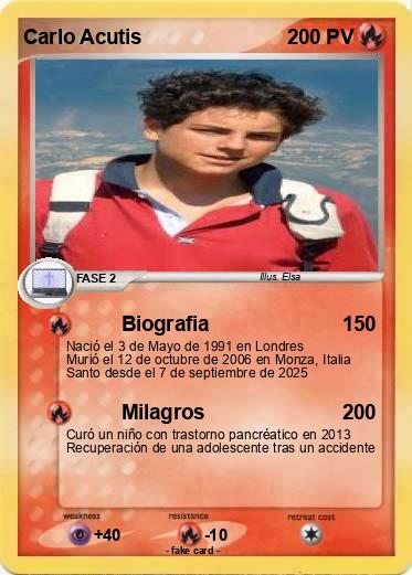 Pokemon Carlo Acutis