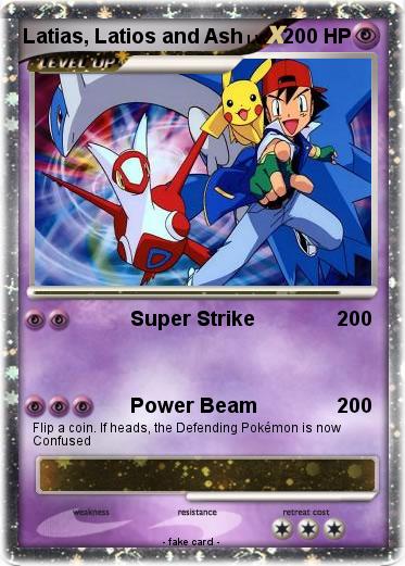 Pokemon Latias, Latios and Ash