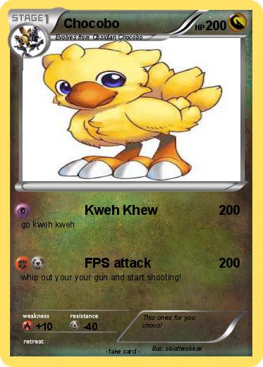 Pokemon Chocobo