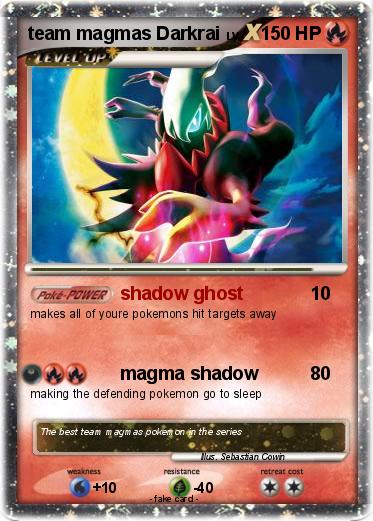 Pokemon team magmas Darkrai