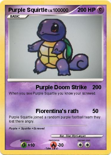 Pokemon Purple Squirtle