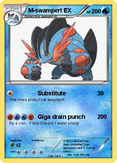 Pokemon M-swampert EX