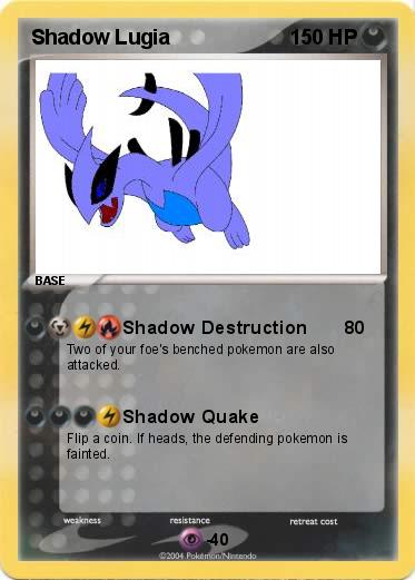 Pokemon Shadow Lugia