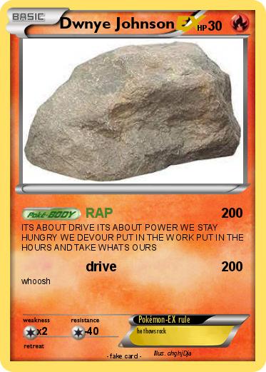 Pokemon Dwnye Johnson