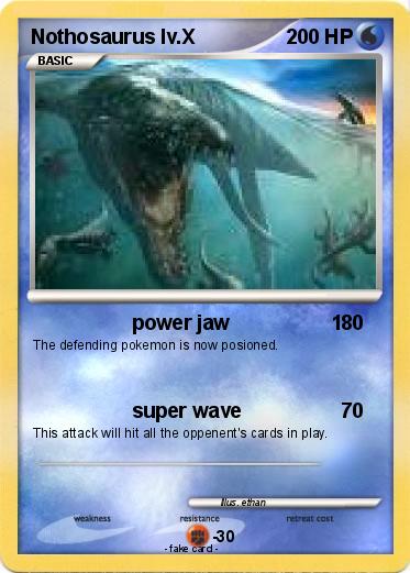 Pokemon Nothosaurus lv.X