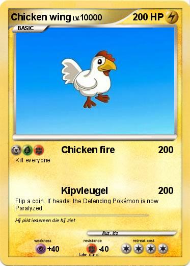 Pokemon Chicken wing