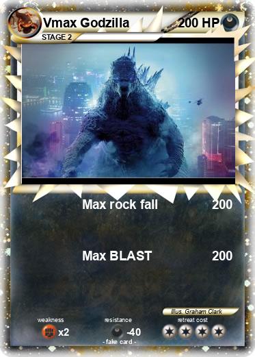 Pokemon Vmax Godzilla