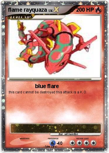 Pokemon flame rayquaza