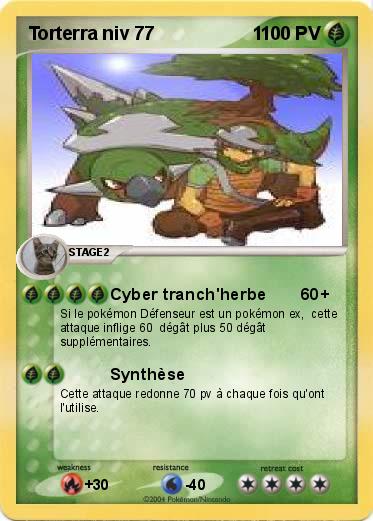 Pokemon Torterra niv 77                   1