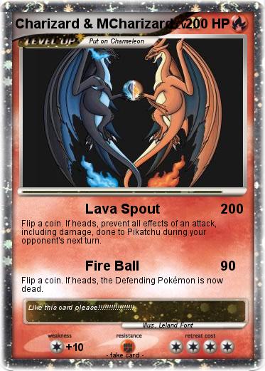 Pokemon Charizard & MCharizard