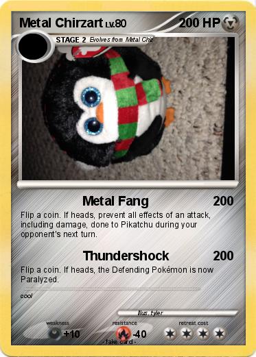 Pokemon Metal Chirzart