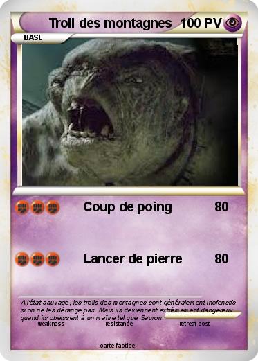 Pokemon Troll des montagnes