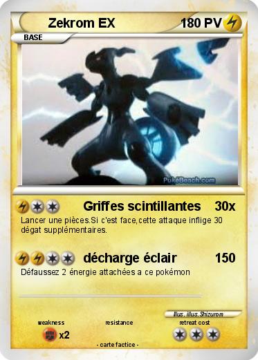 Pokemon Zekrom EX
