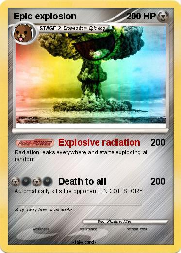 Pokemon Epic explosion