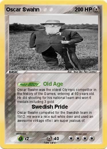 Pokemon Oscar Swahn