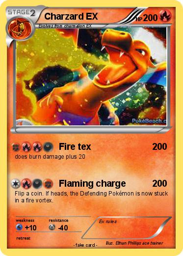 Pokemon Charzard EX