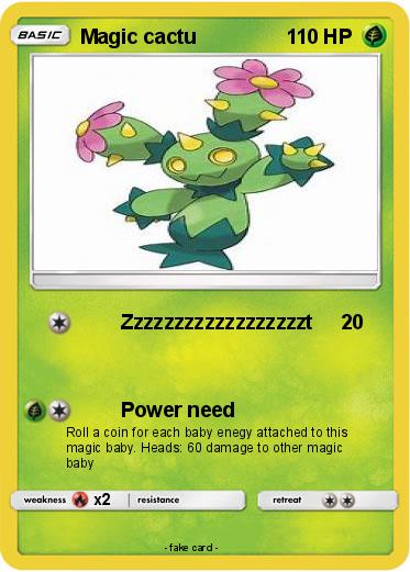 Pokemon Magic cactu