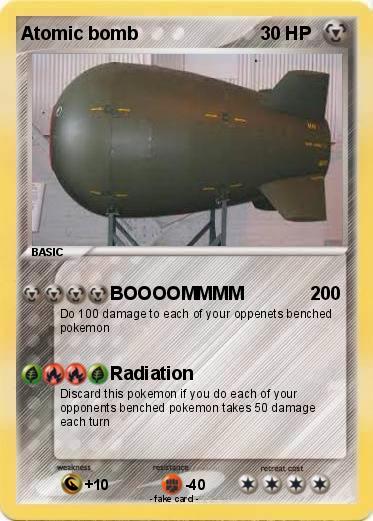 Pokemon Atomic bomb