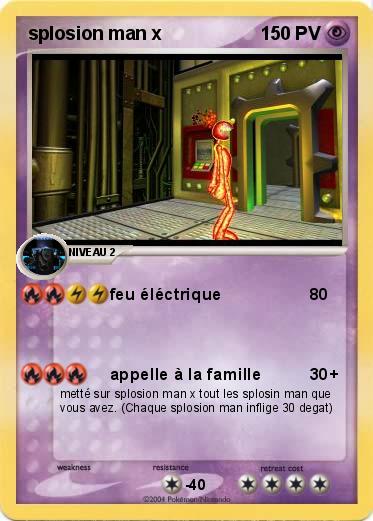 Pokemon splosion man x