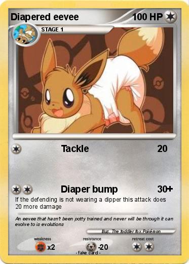 Pokemon Diapered eevee