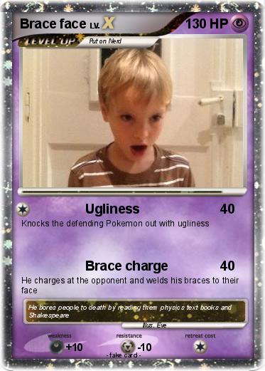 Pokemon Brace face