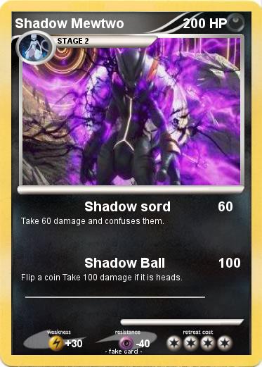 Pokemon Shadow Mewtwo