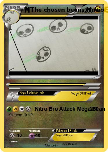 Pokemon The chosen beans Mario