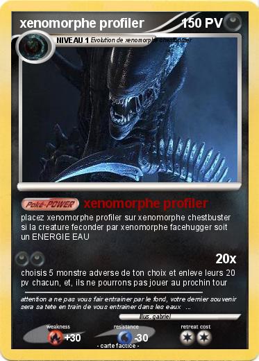 Pokemon xenomorphe profiler